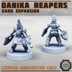 Image of the set of Corpse Reapers - 10x Cult Ganger Expansion 1 - by Seaside Crow