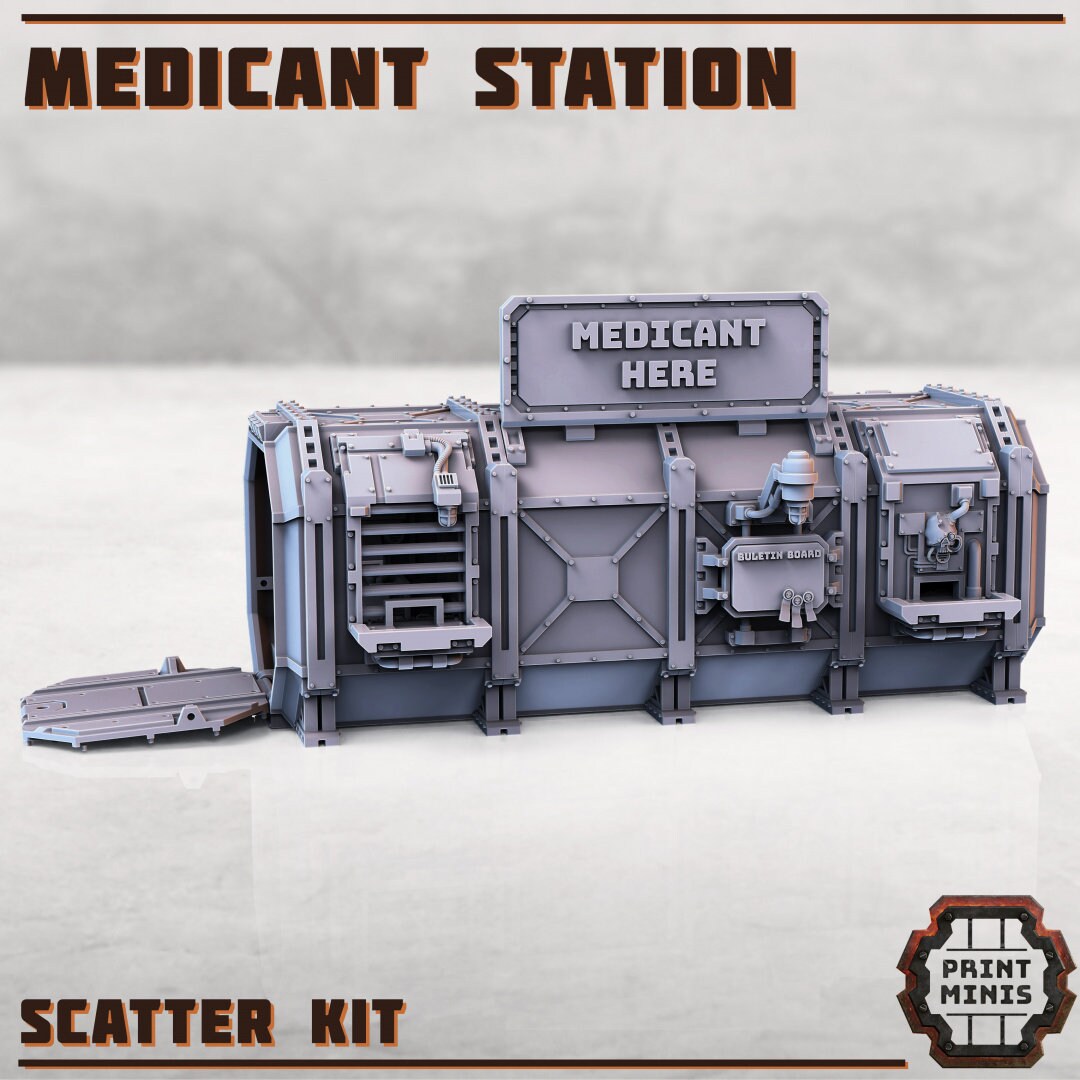 Image of the set of Stack City - Medicant Station - by Seaside Crow