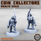 Image of the set of Wealth Guild - x4 Coin Collectors - by Seaside Crow