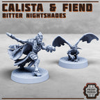 Image of the set of Bitter Nightshades - Bodyguard (& Psychic Fiend) - by Seaside Crow