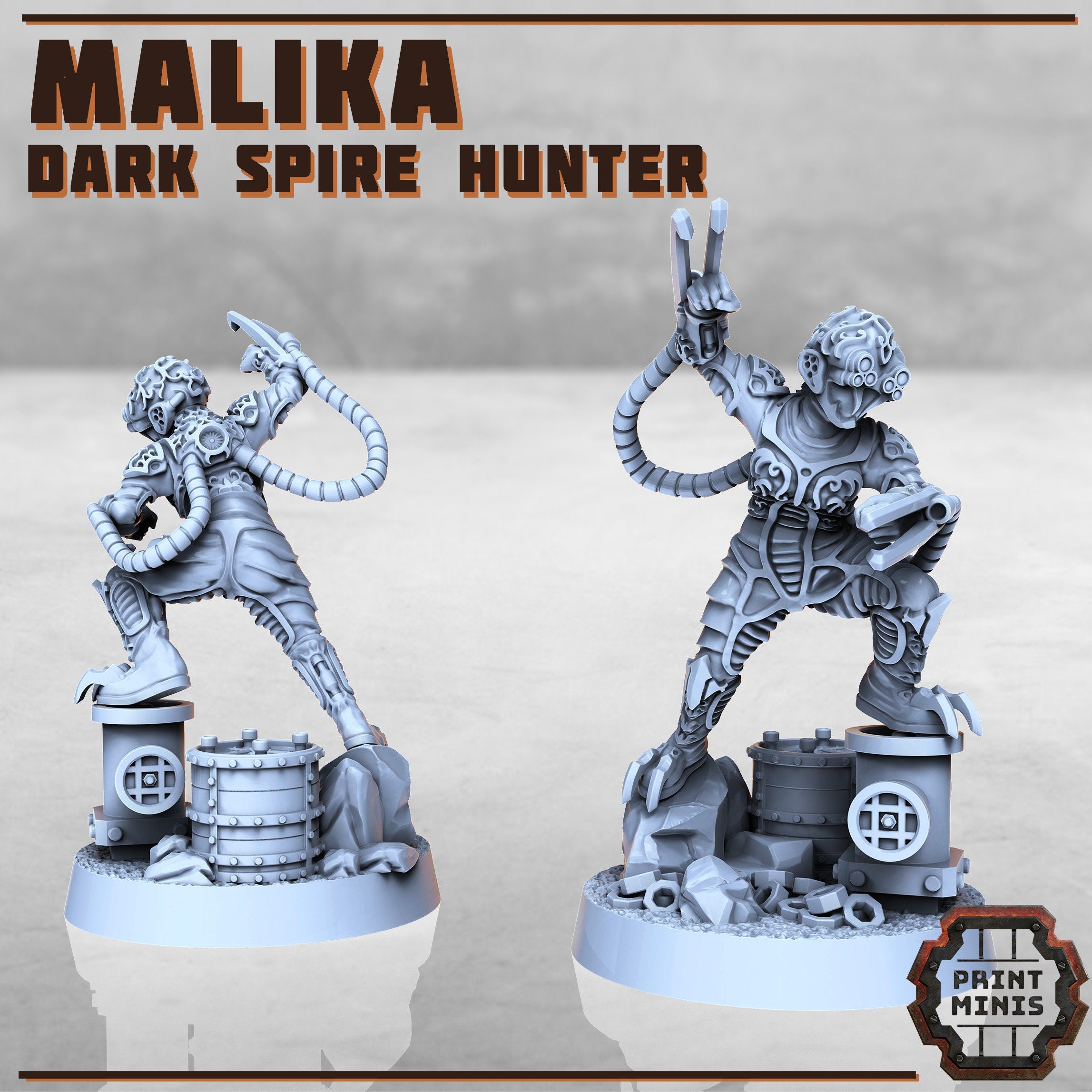 Image of the set of Stack City - Dark Spire Hunter 2 - by Seaside Crow