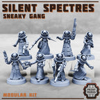 Image of the set of Silent Spectres - 8x Gangers - by Seaside Crow
