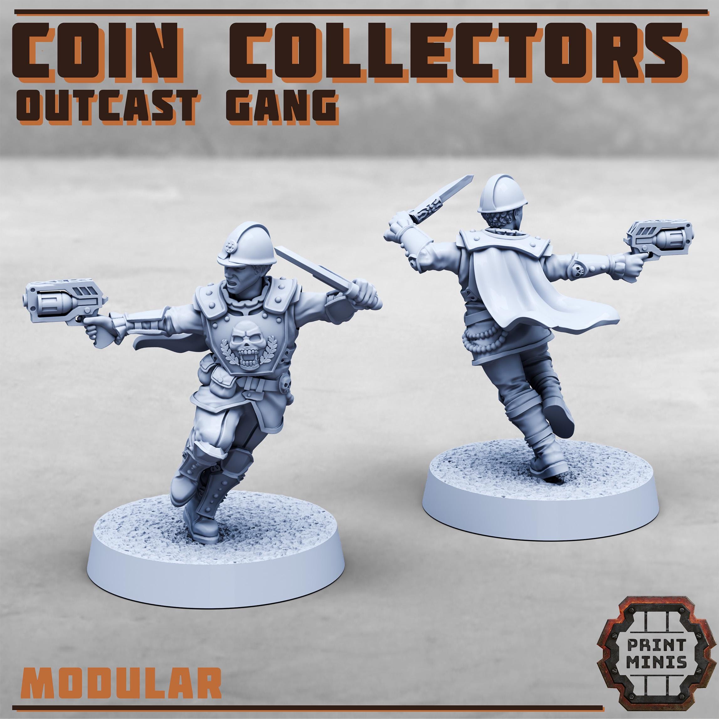 Image of the set of Wealth Guild - x10 Outcast Gang - by Seaside Crow