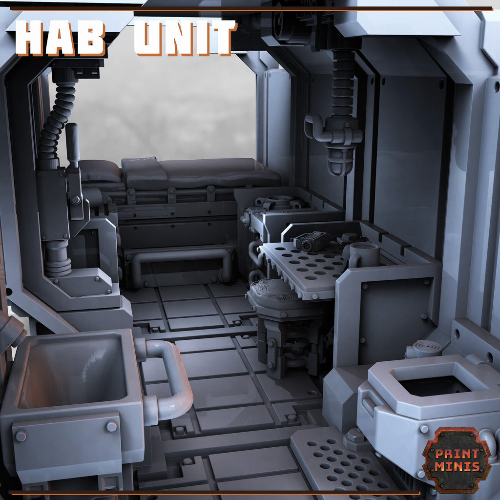 Image of the set of Stack City - Habitation Unit - by Seaside Crow