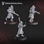 Image of the set of Torquemada's Inquisition - 3x Conquistador Heavy Support - by Seaside Crow
