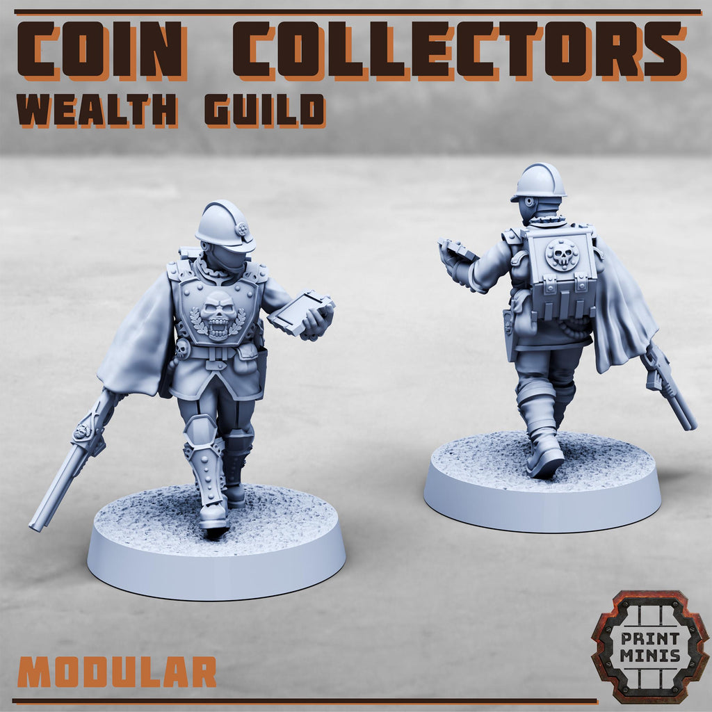 Image of the set of Wealth Guild - x4 Coin Collectors - by Seaside Crow