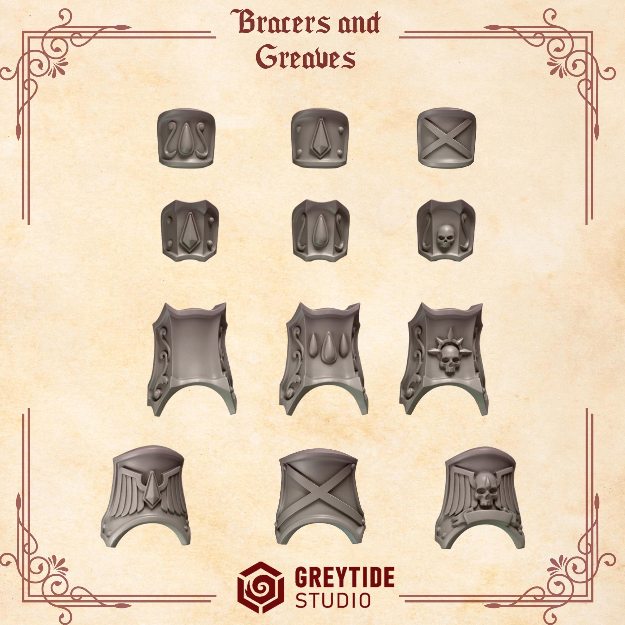 Crimson Lords - 12x Bracers & Greaves