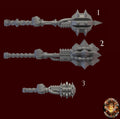 Image of the set of Heresy Bits - 5x Power Mauls - by Seaside Crow