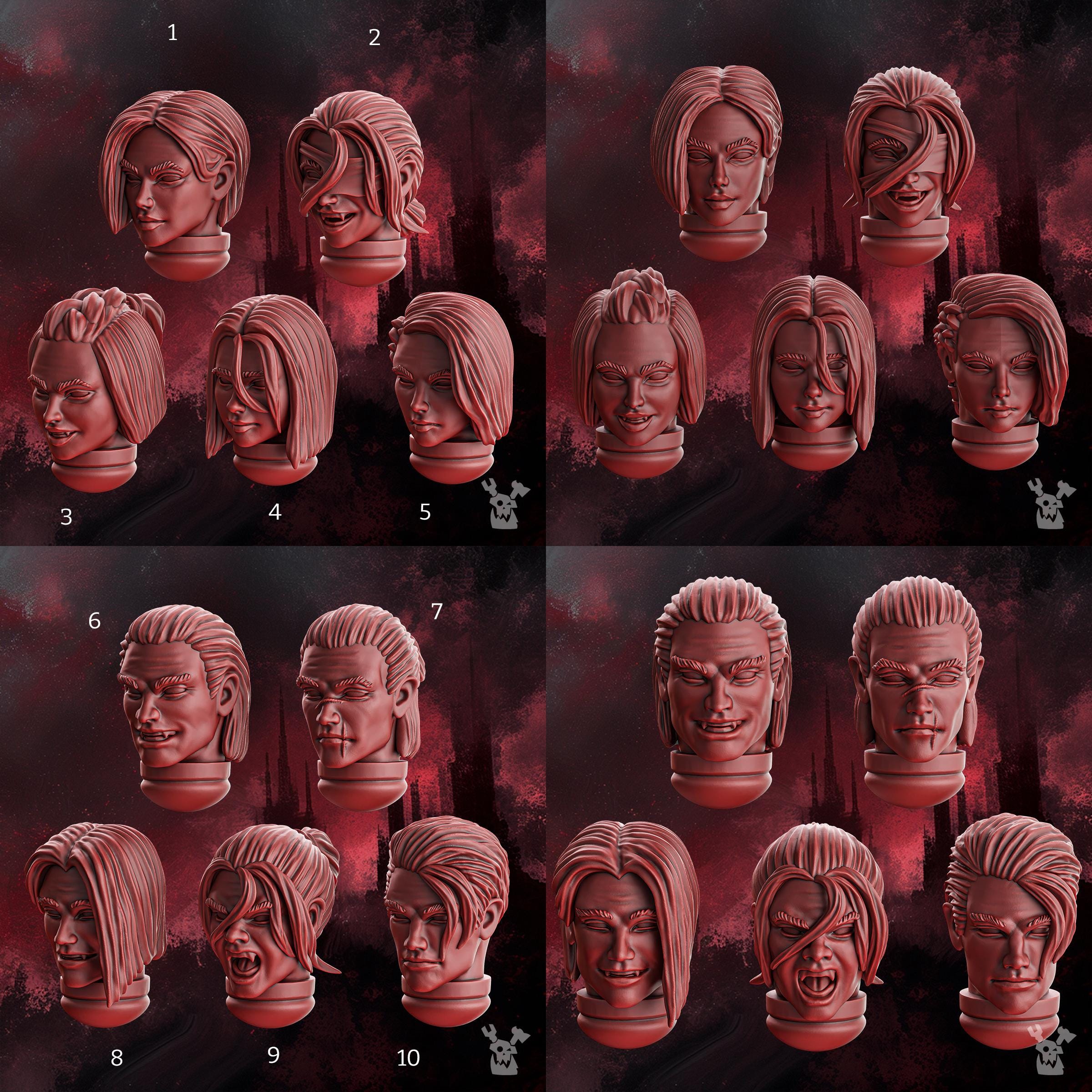 Crimson Wings - 5x Heads