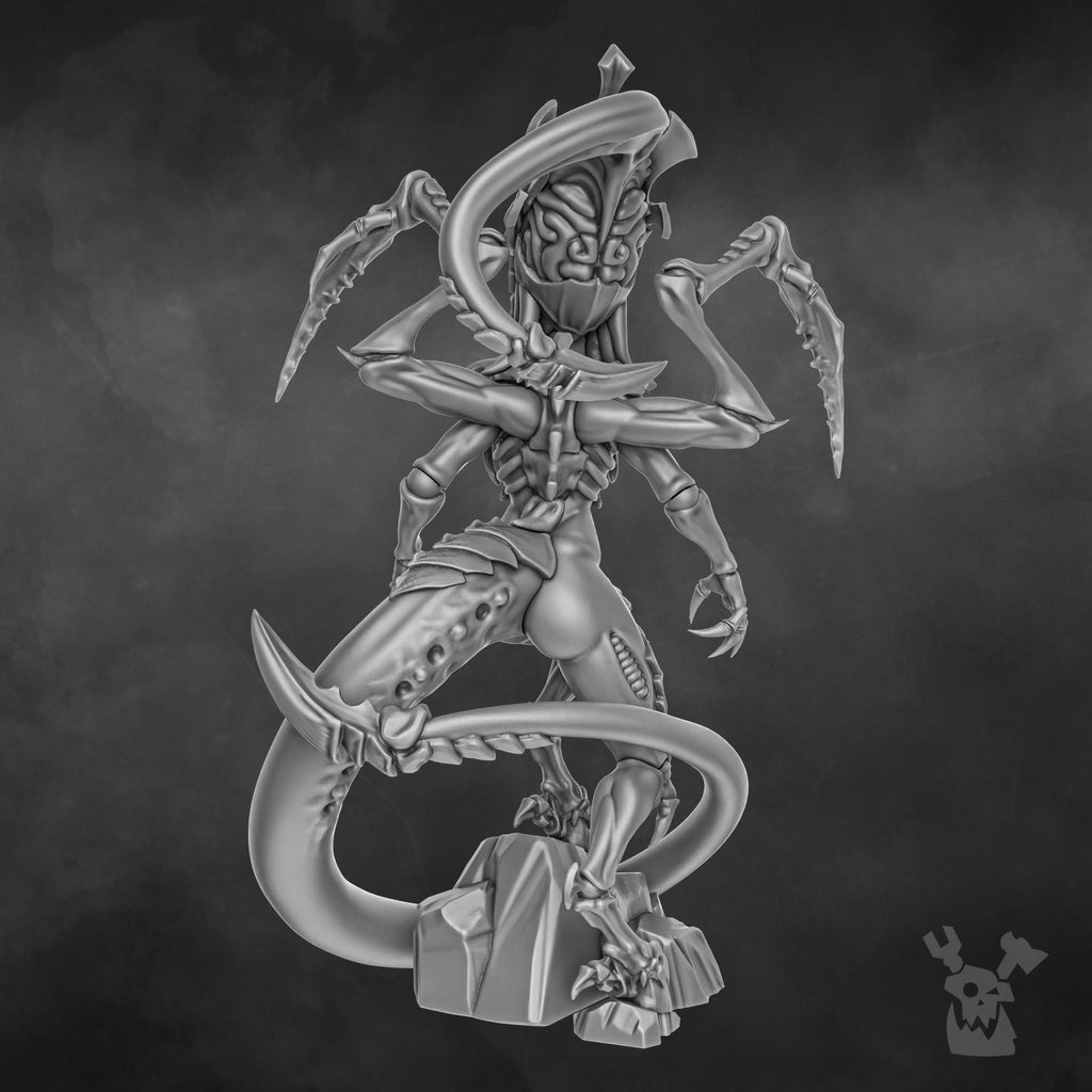 Image of the set of Bio-Monsters - The Hive Queen - by Seaside Crow