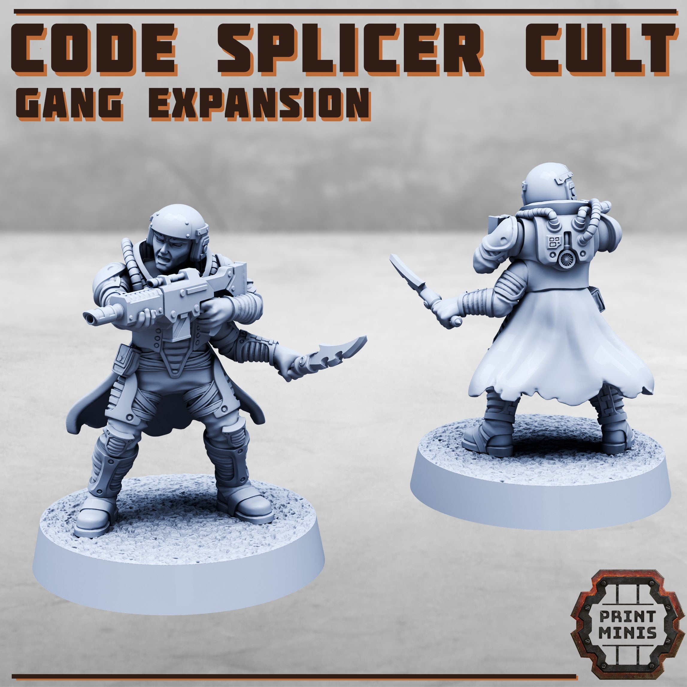 Image of the set of Code Splicer Cult - x11 Cultist Expansion 1 - by Seaside Crow