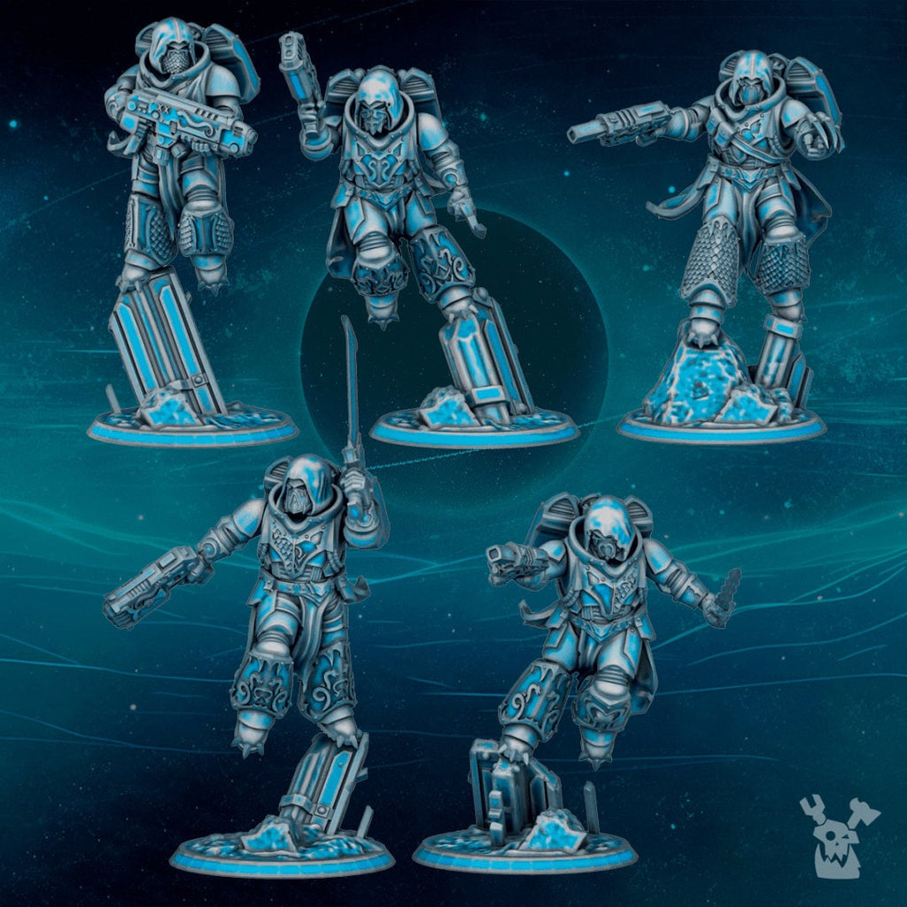 Scylla Legion - 5x Scylla Assault Squad (Pre-Assembled)