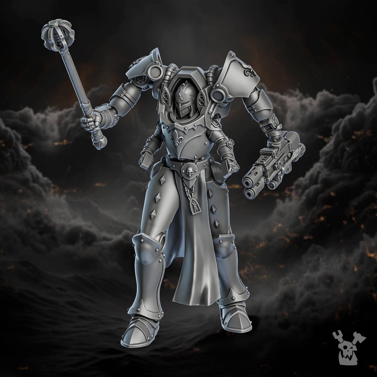 Image of the set of Battle Sisters - 3x Repentant Exo-Suits - by Seaside Crow