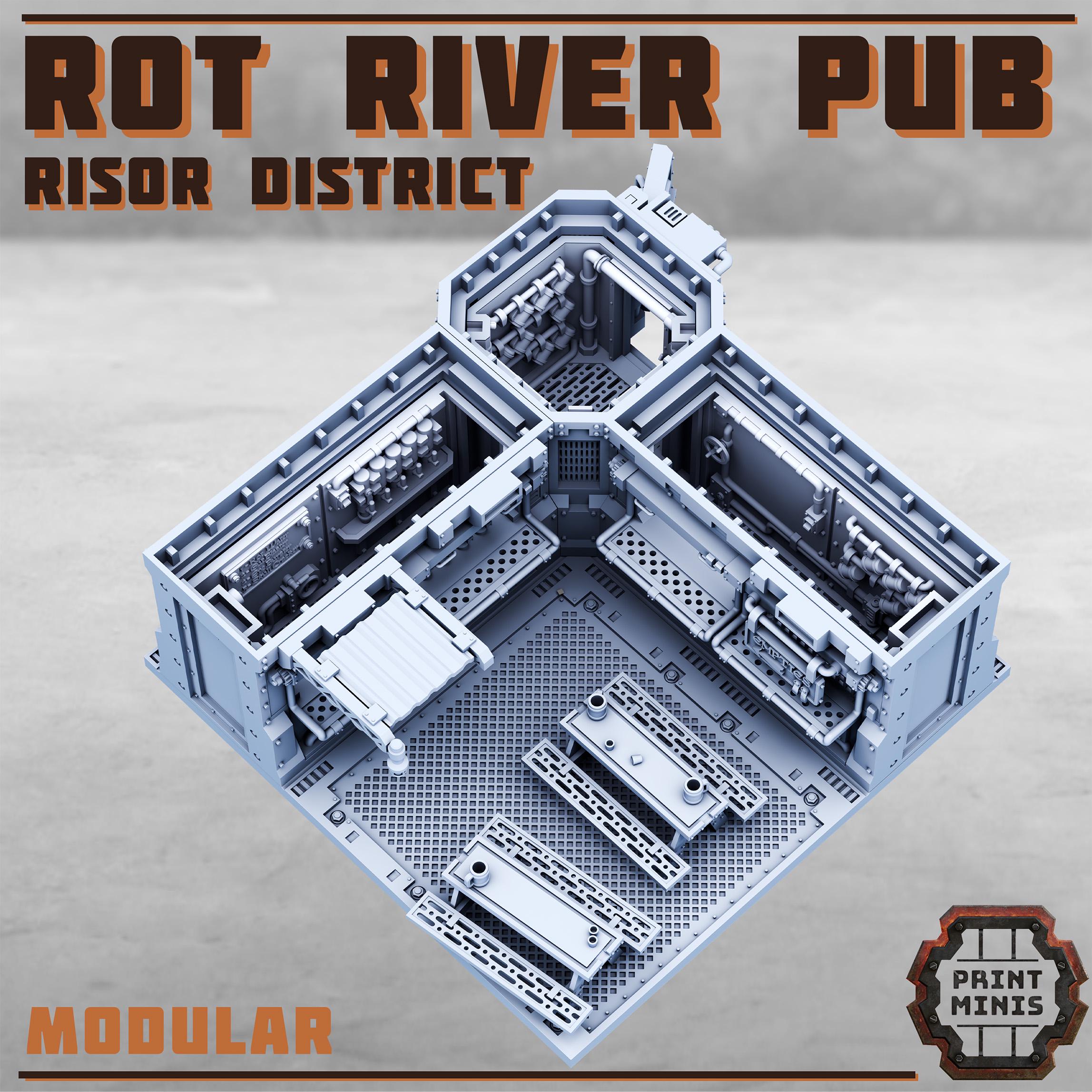Image of the set of Risor District - Rot River Pub - by Seaside Crow