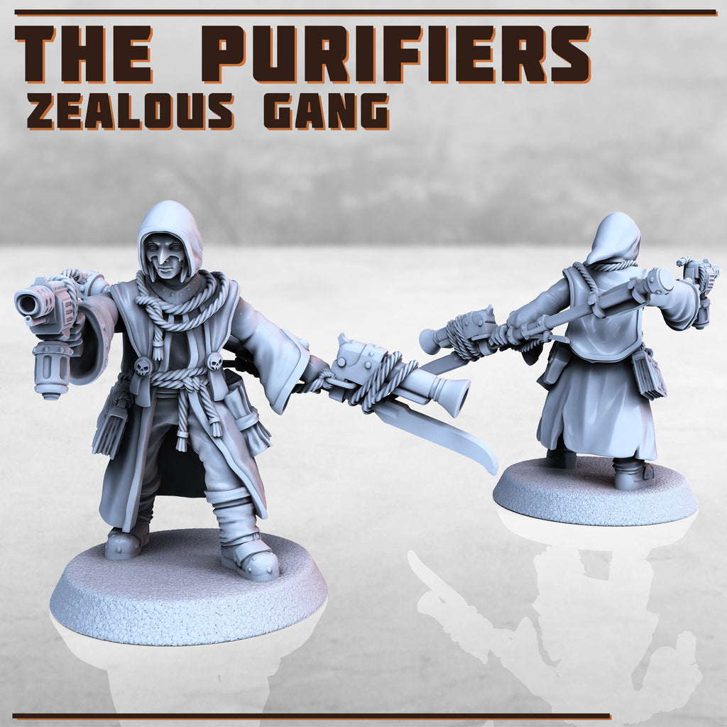 Image of the set of Purifiers  - x8 Gangers - by Seaside Crow