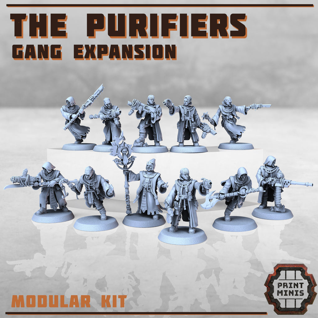 Image of the set of Purifiers - x11 Gang Expansion 1 - by Seaside Crow