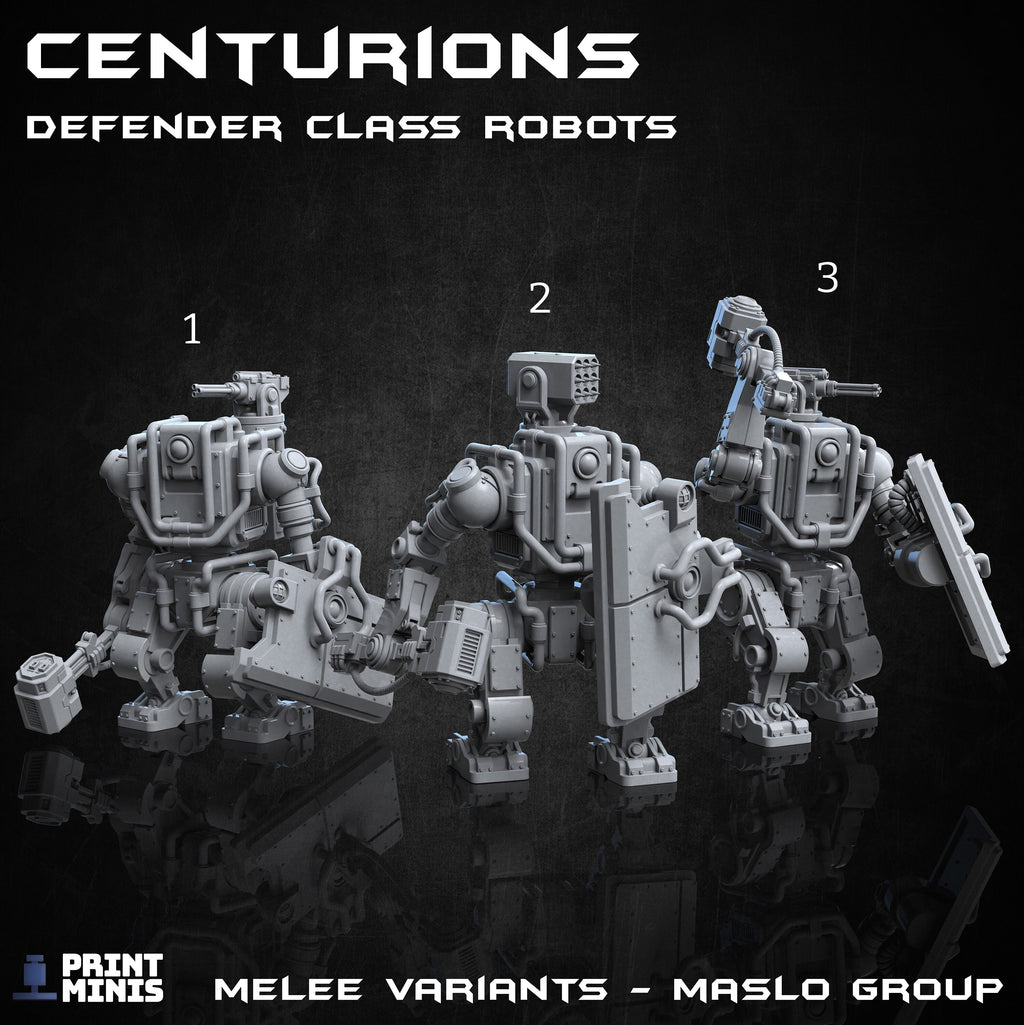Image of the set of Maslo Group - 1x Defender Centurion - by Seaside Crow