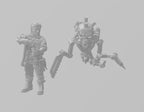 Image of the set of Corpse Reapers - Large Skullbot - by Seaside Crow