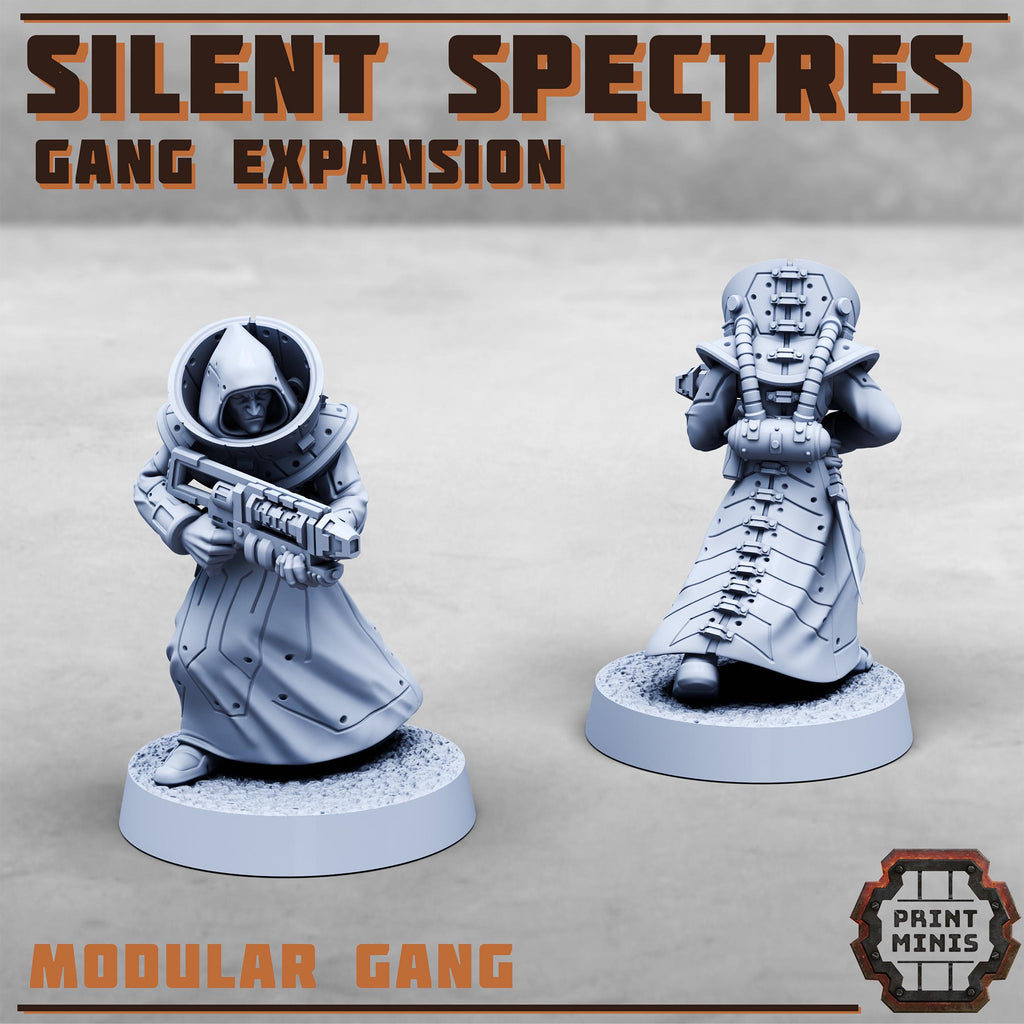 Image of the set of Silent Spectres - 8x Gang Expansion 1 - by Seaside Crow