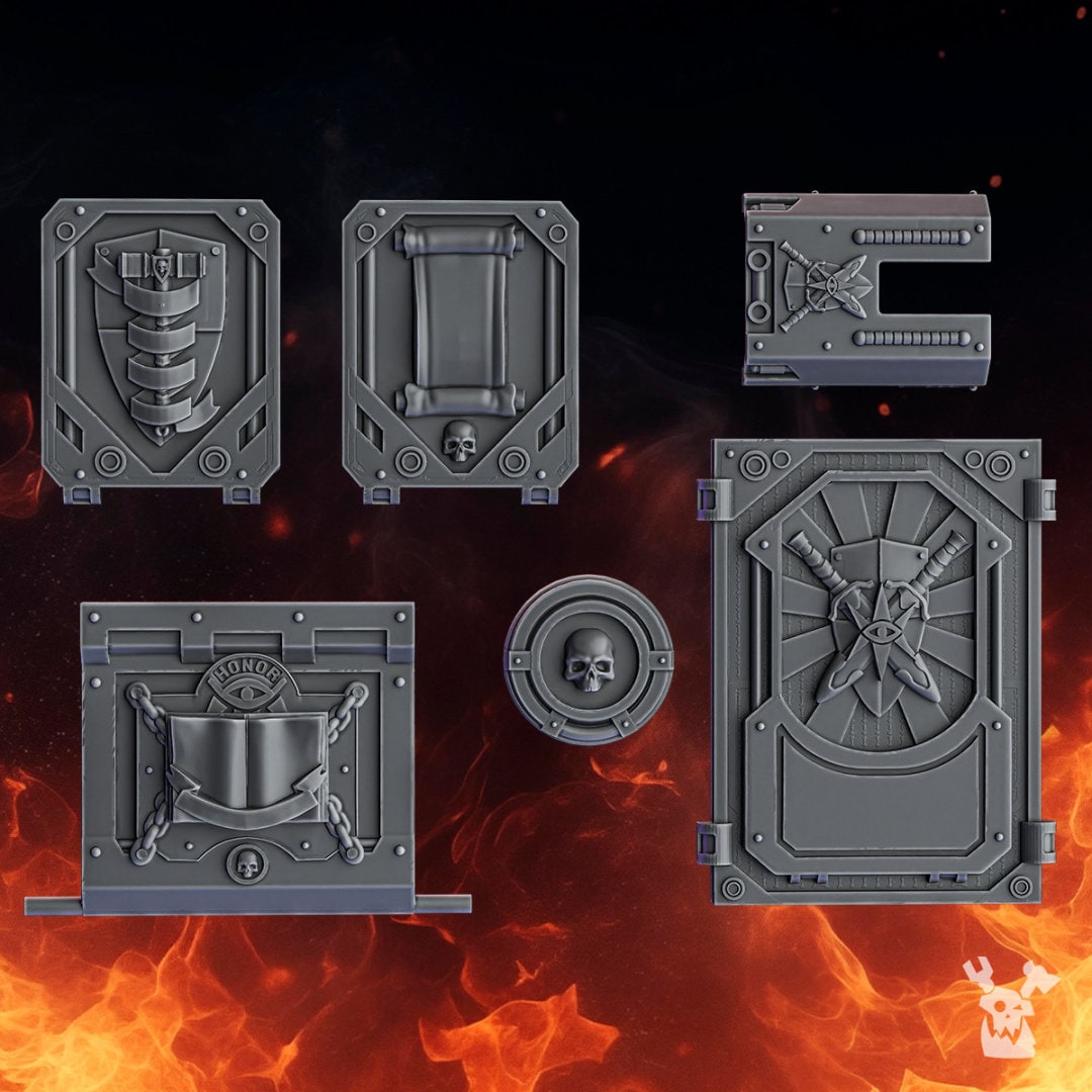 Image of the set of Aeternum Wardens - Rhinosorous APC Parts - by Seaside Crow