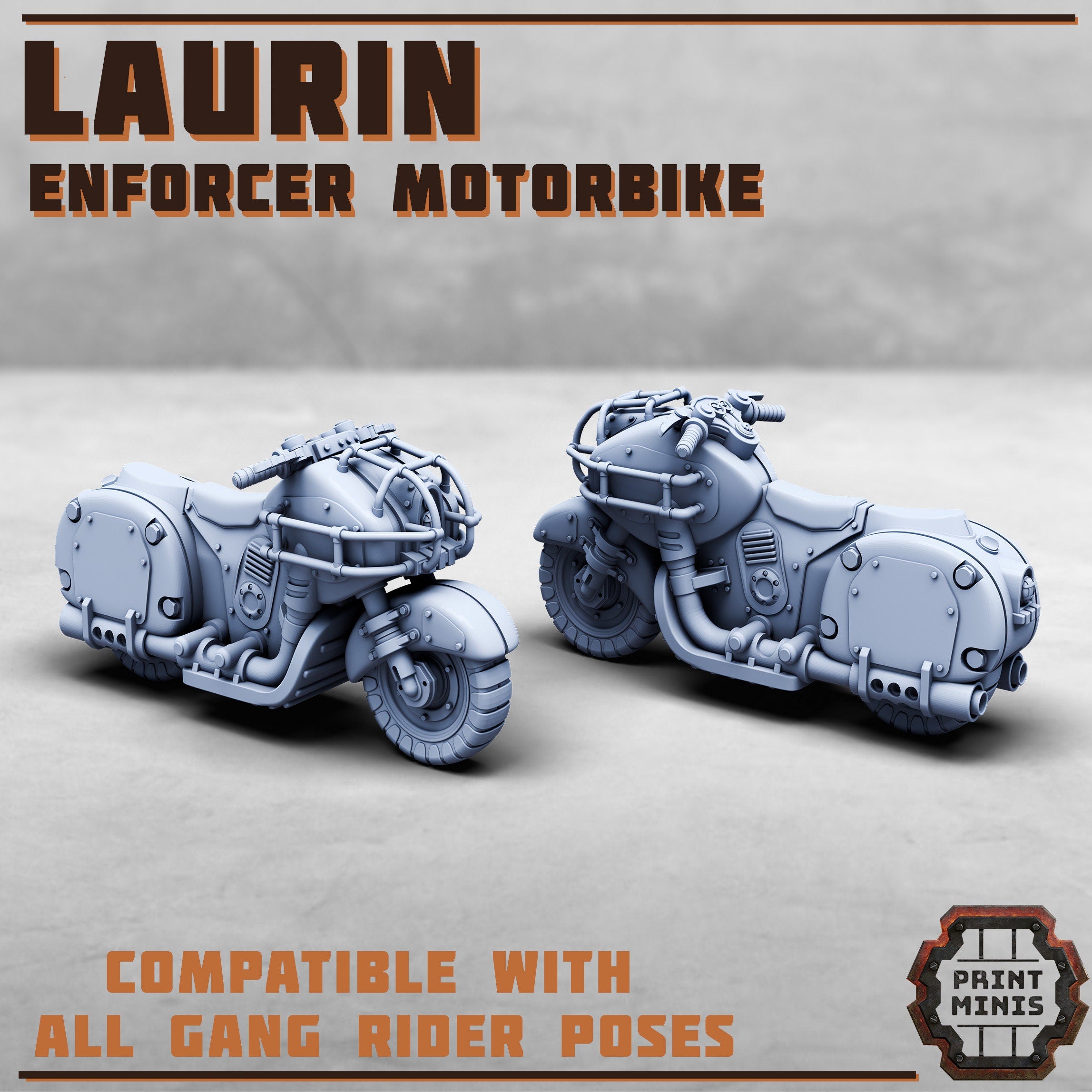 Image of the set of Enforcers - Bike - by Seaside Crow