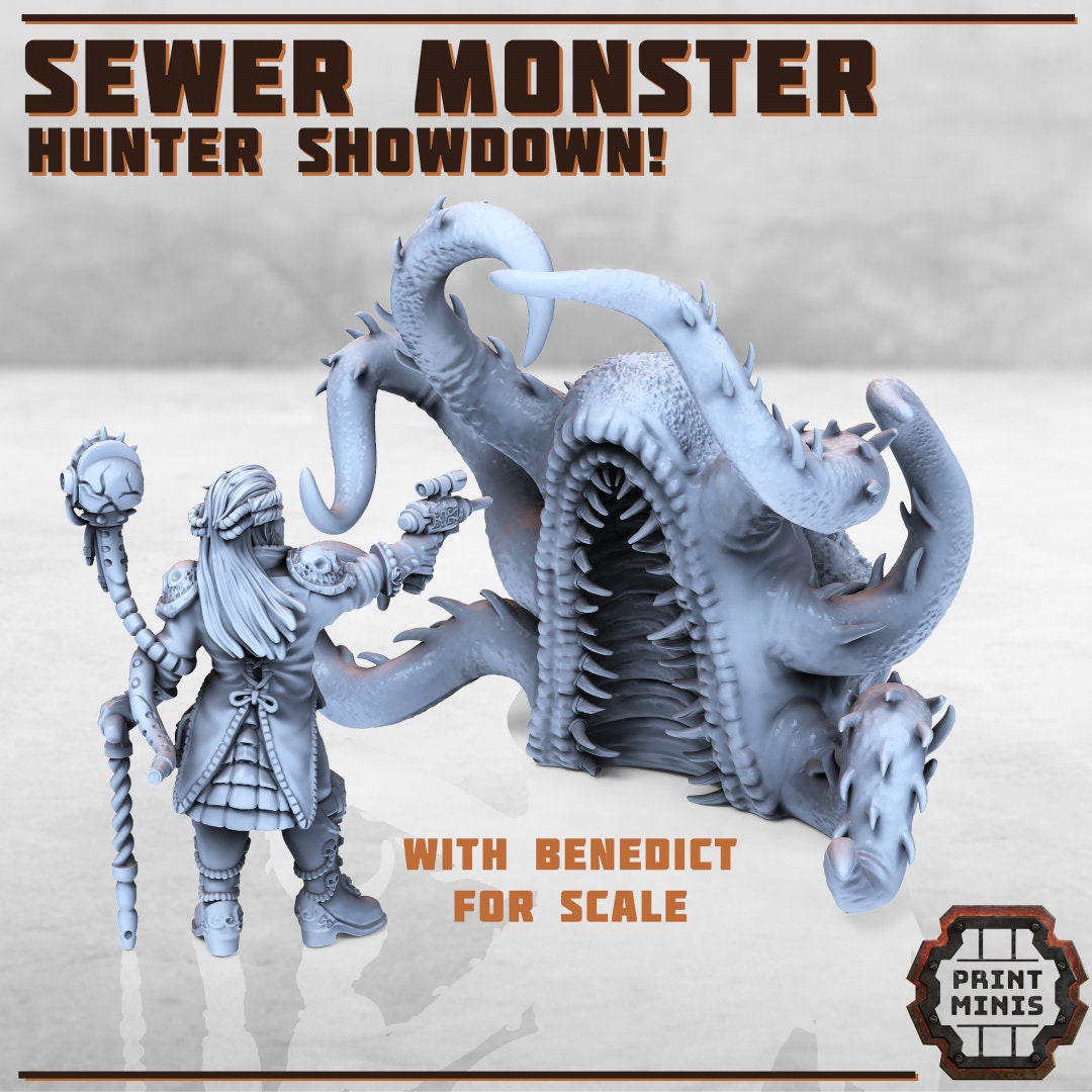 Image of the set of Stack City - Sewer Monster - by Seaside Crow