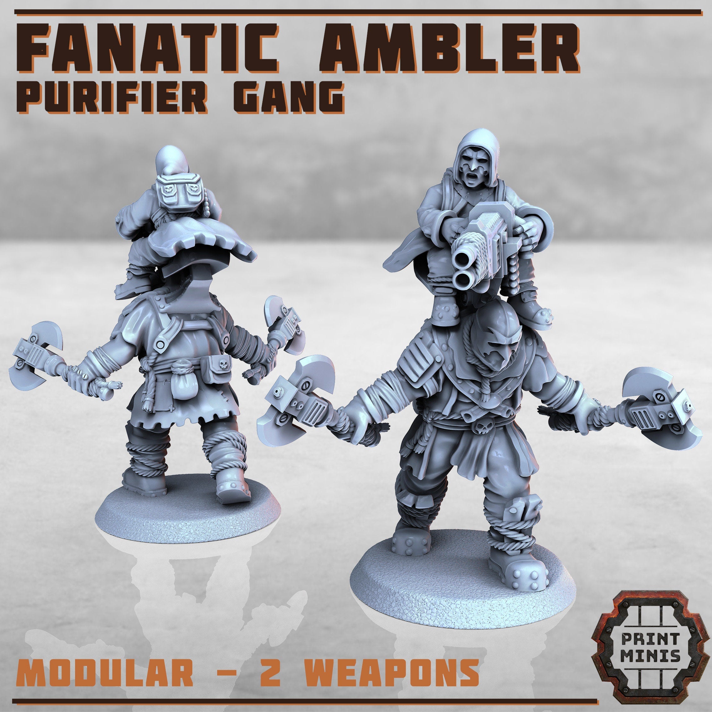 Image of the set of Purifiers - Fanatic Ambler - by Seaside Crow