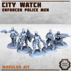 Image of the set of Stack City - 9x City Watch Troopers - by Seaside Crow