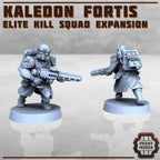 Image of the set of Kaledon Fortis - 5x Elite Team Stormtroopers Expansion - by Seaside Crow