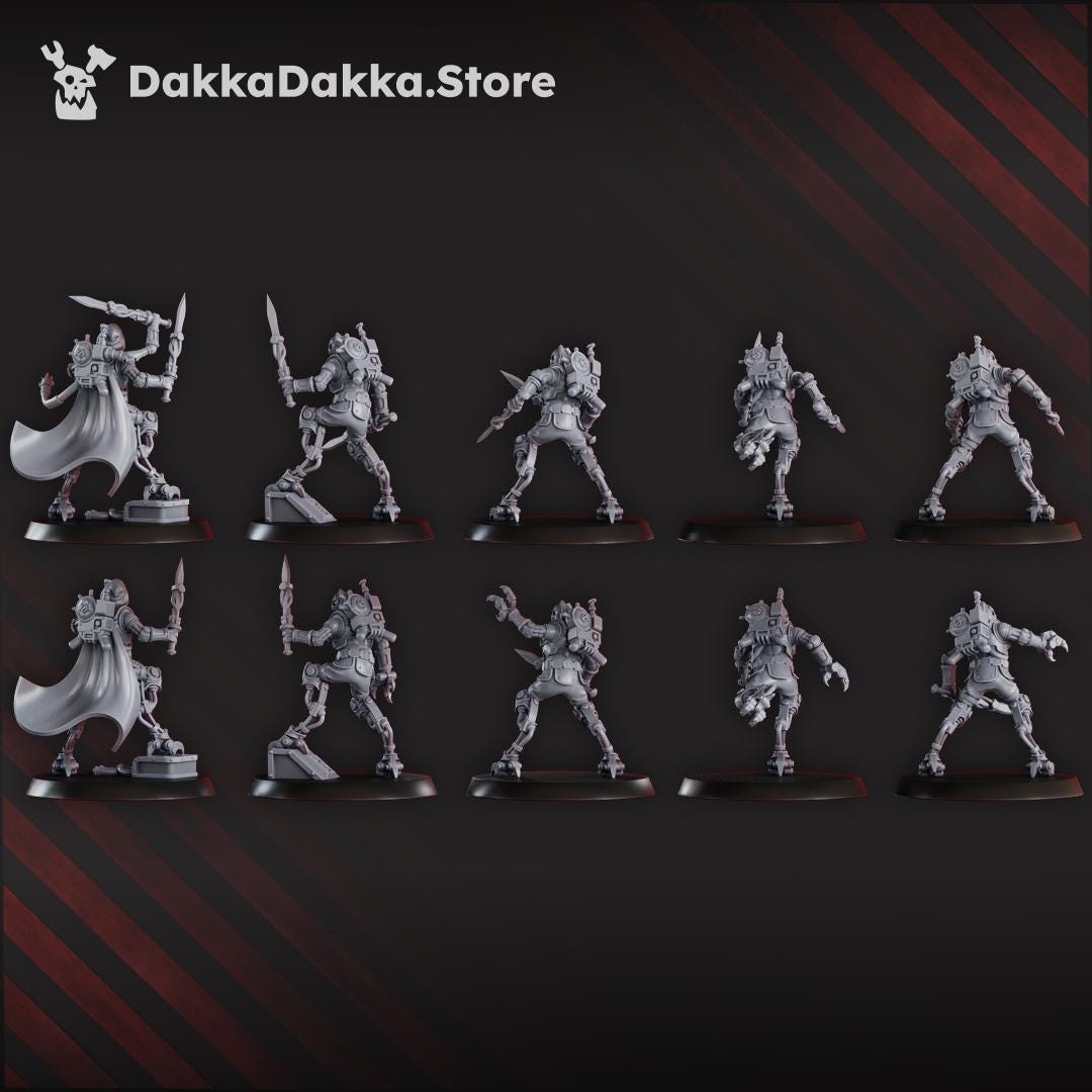 Machine Cult - 5x Persecutor Shredkeens (Pre-Assembled)