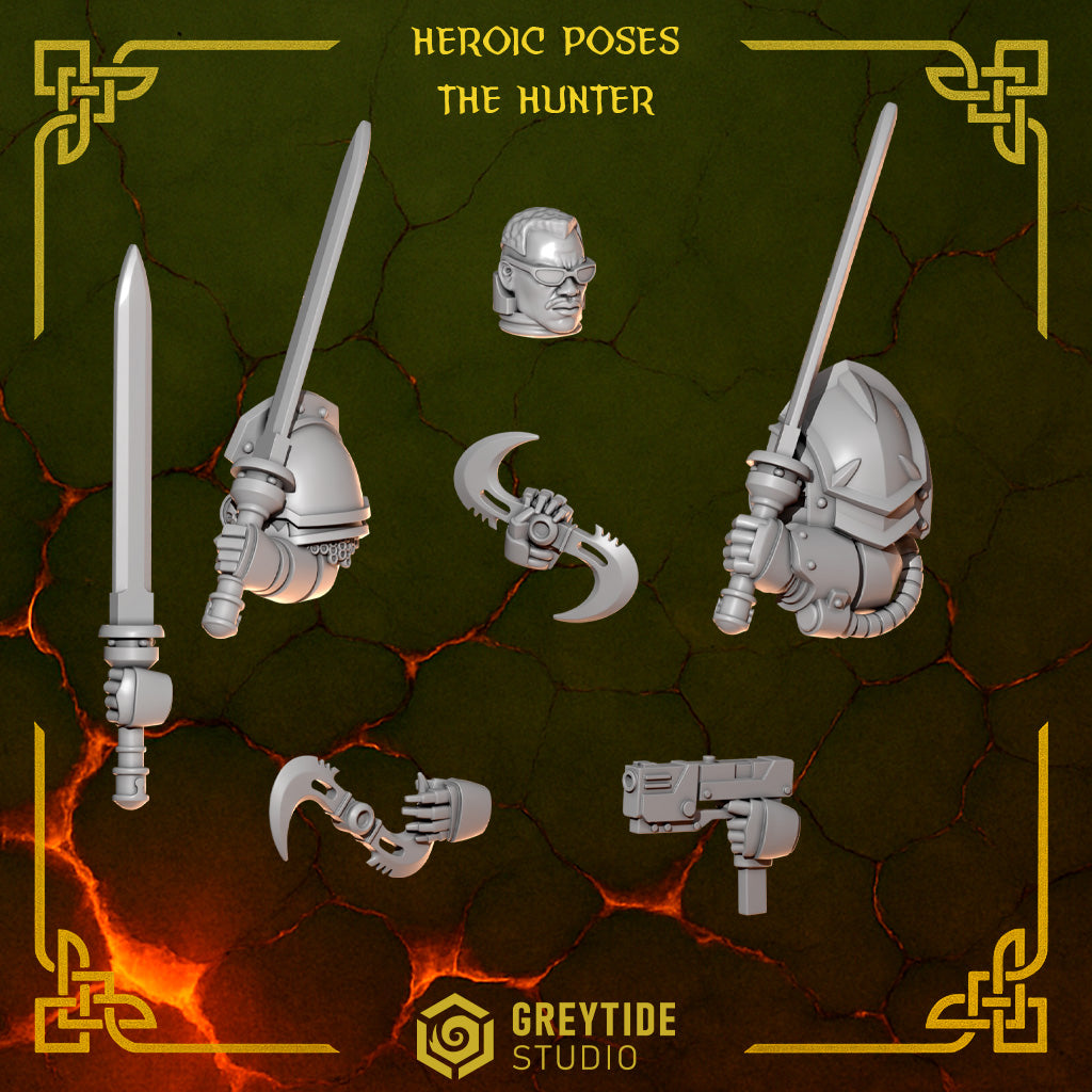 Image of the set of Anvil Wardens - The Hunter Upgrade Kit (7x) - by Seaside Crow
