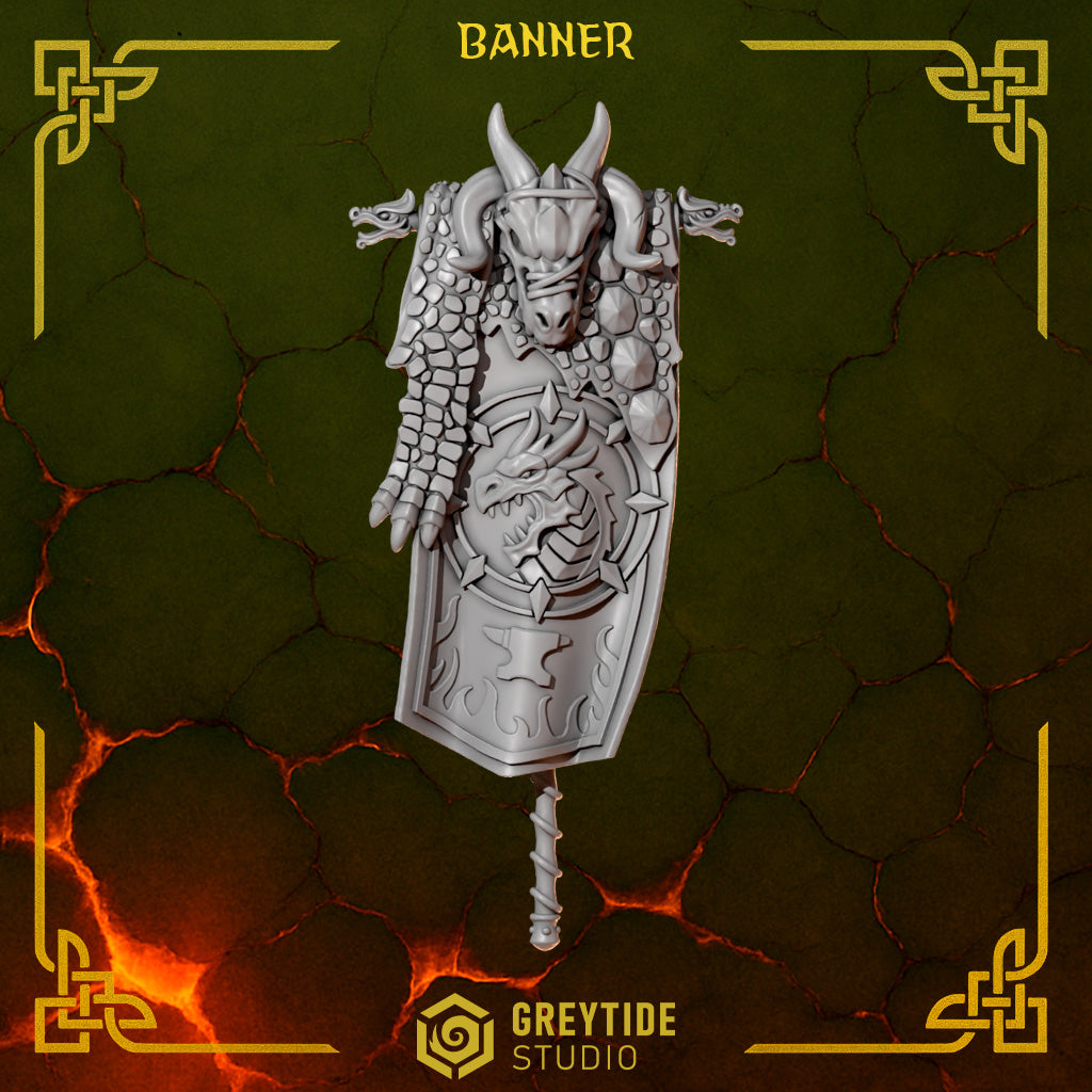 Image of the set of Anvil Wardens - 1x Banner - by Seaside Crow