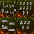Image of the set of Anvil Wardens - Big Armor Weapons - by Seaside Crow