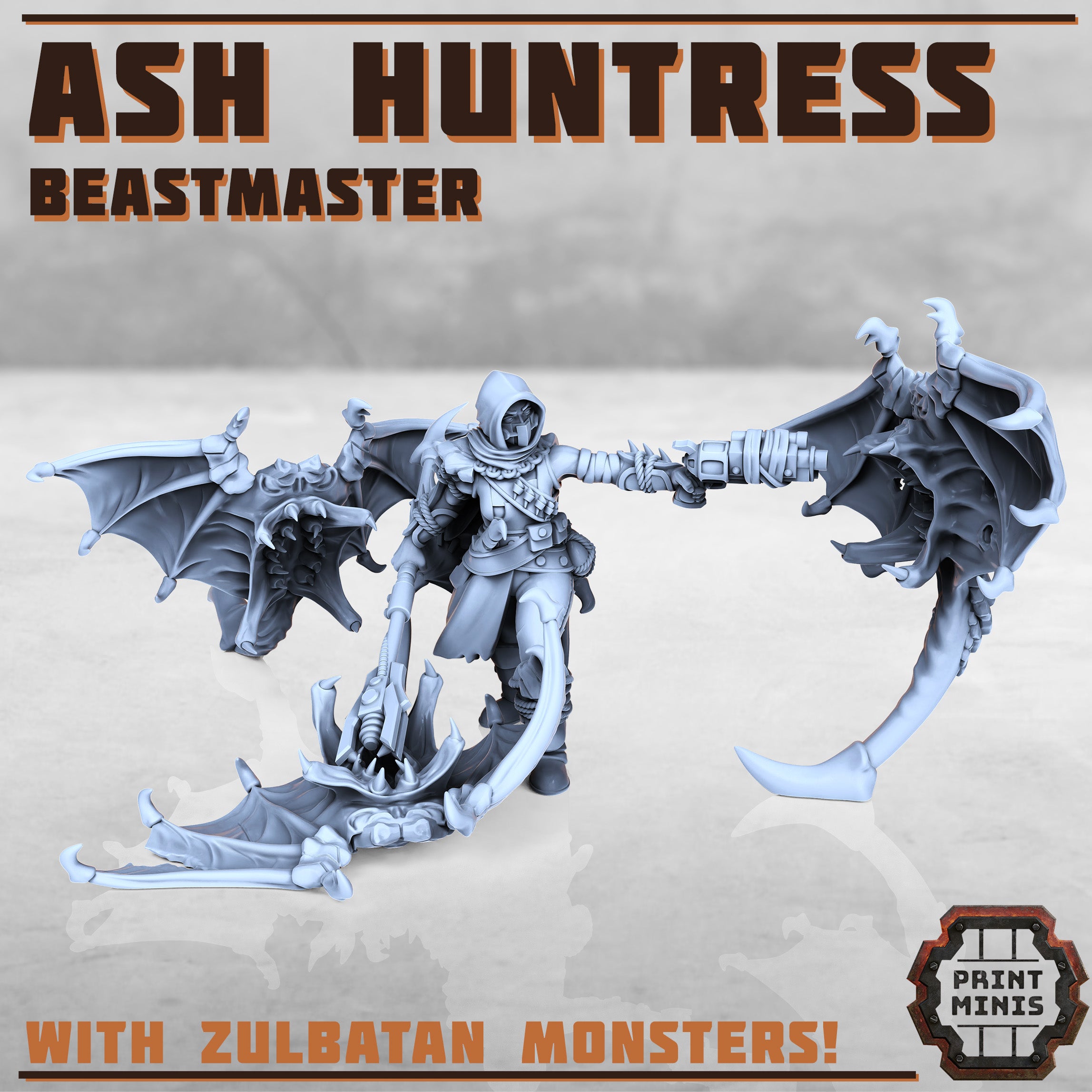 Image of the set of Stack City - Ash Huntress and Zulbatus - by Seaside Crow
