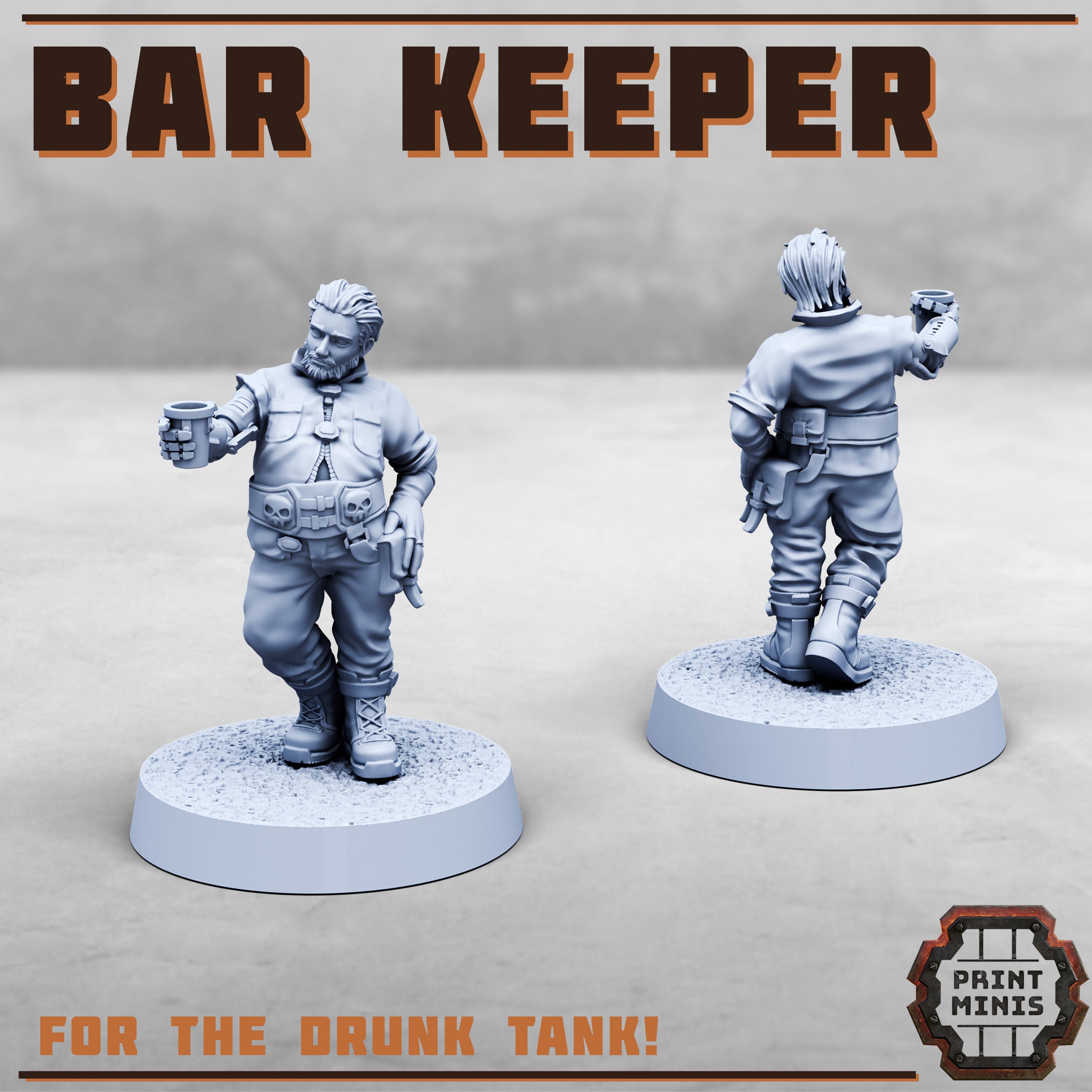 Image of the set of Stack City - Bar Keeper - by Seaside Crow