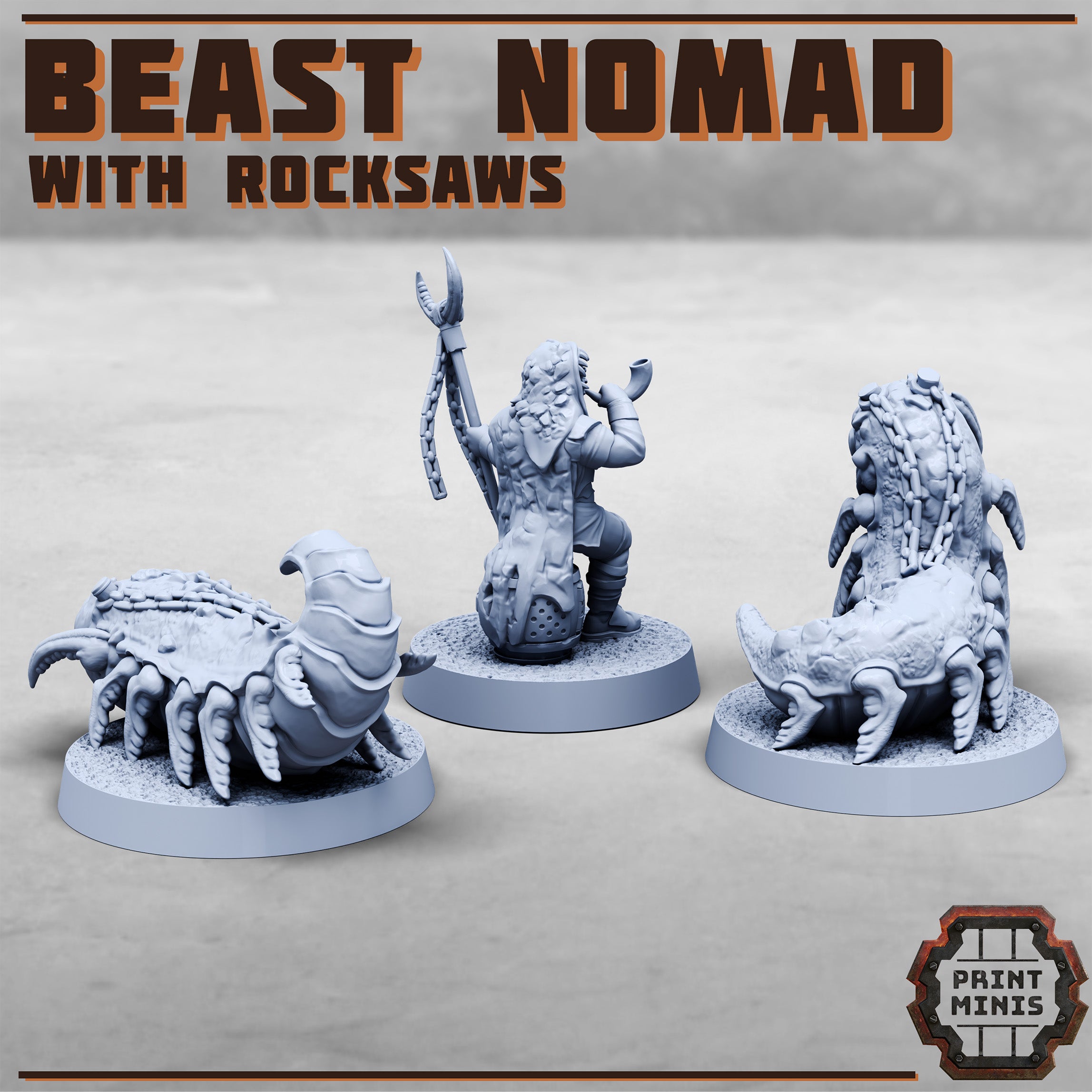 Image of the set of Stack City - Beast Nomad & Rocksaws - by Seaside Crow