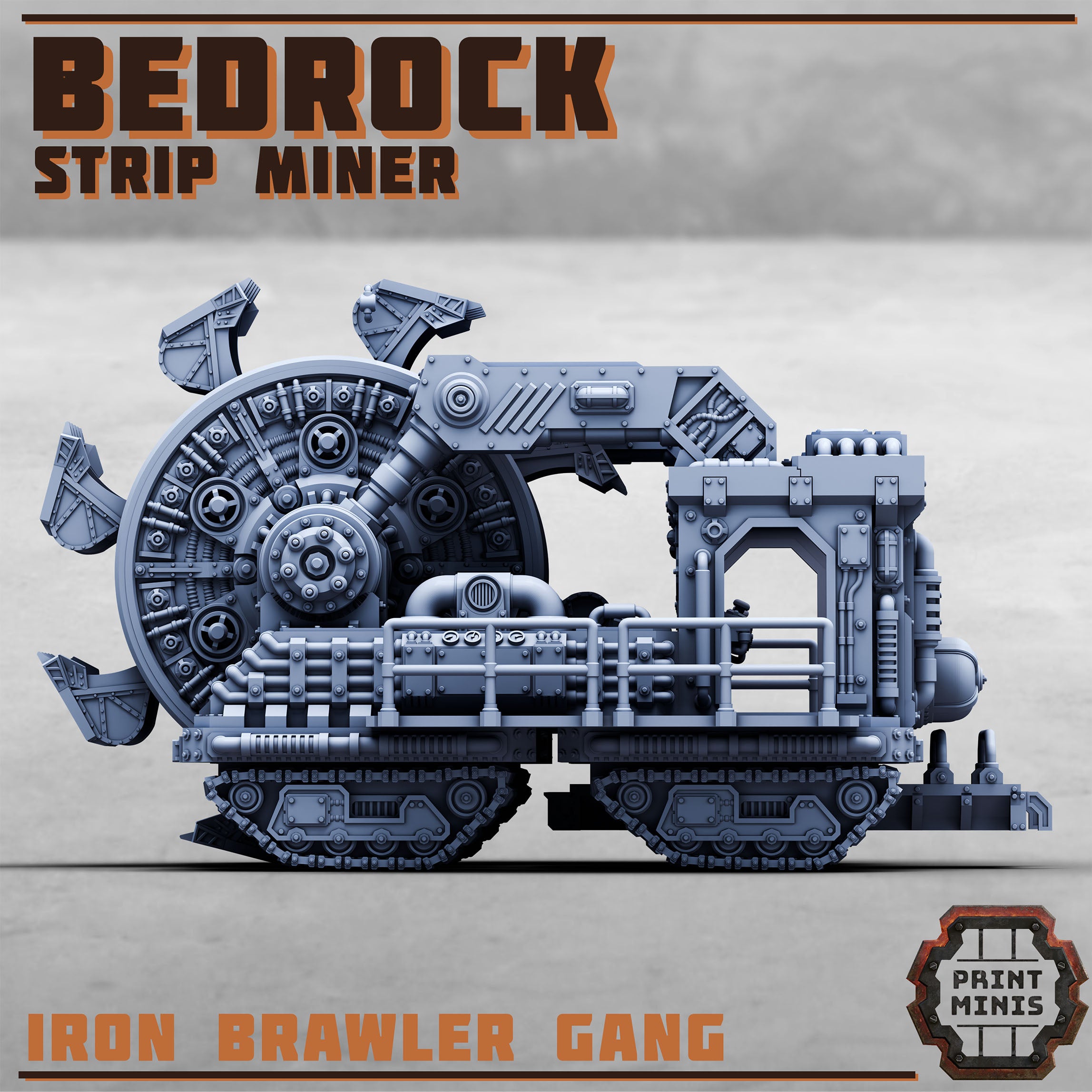 Image of the set of Iron Brawlers - Bedrock Strip Miner - by Seaside Crow
