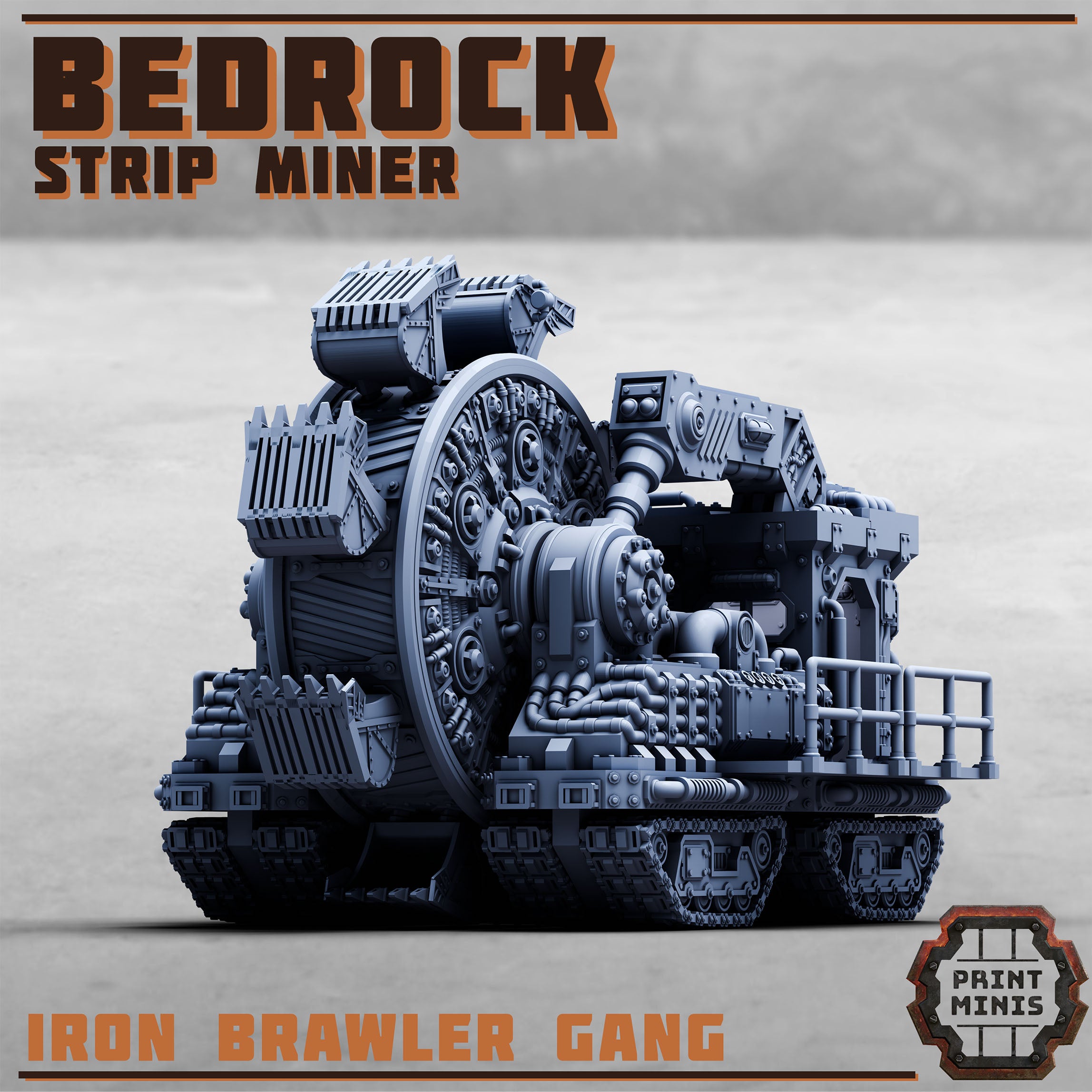 Image of the set of Iron Brawlers - Bedrock Strip Miner - by Seaside Crow