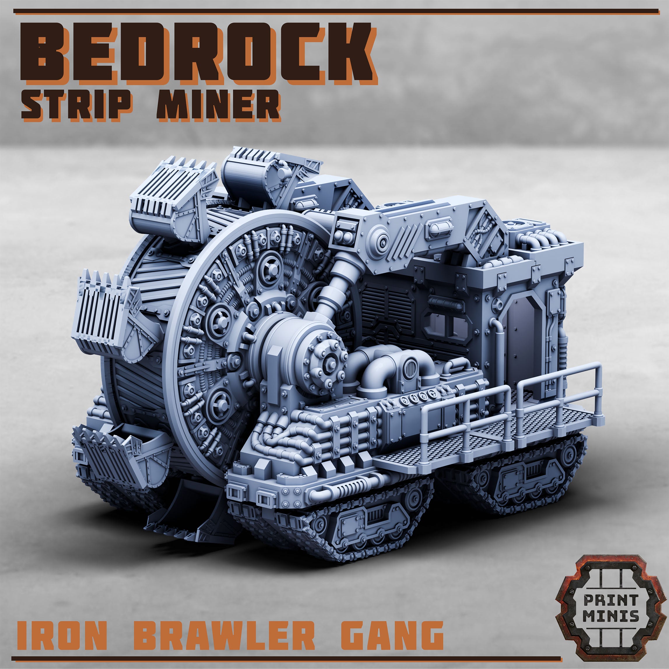Image of the set of Iron Brawlers - Bedrock Strip Miner - by Seaside Crow