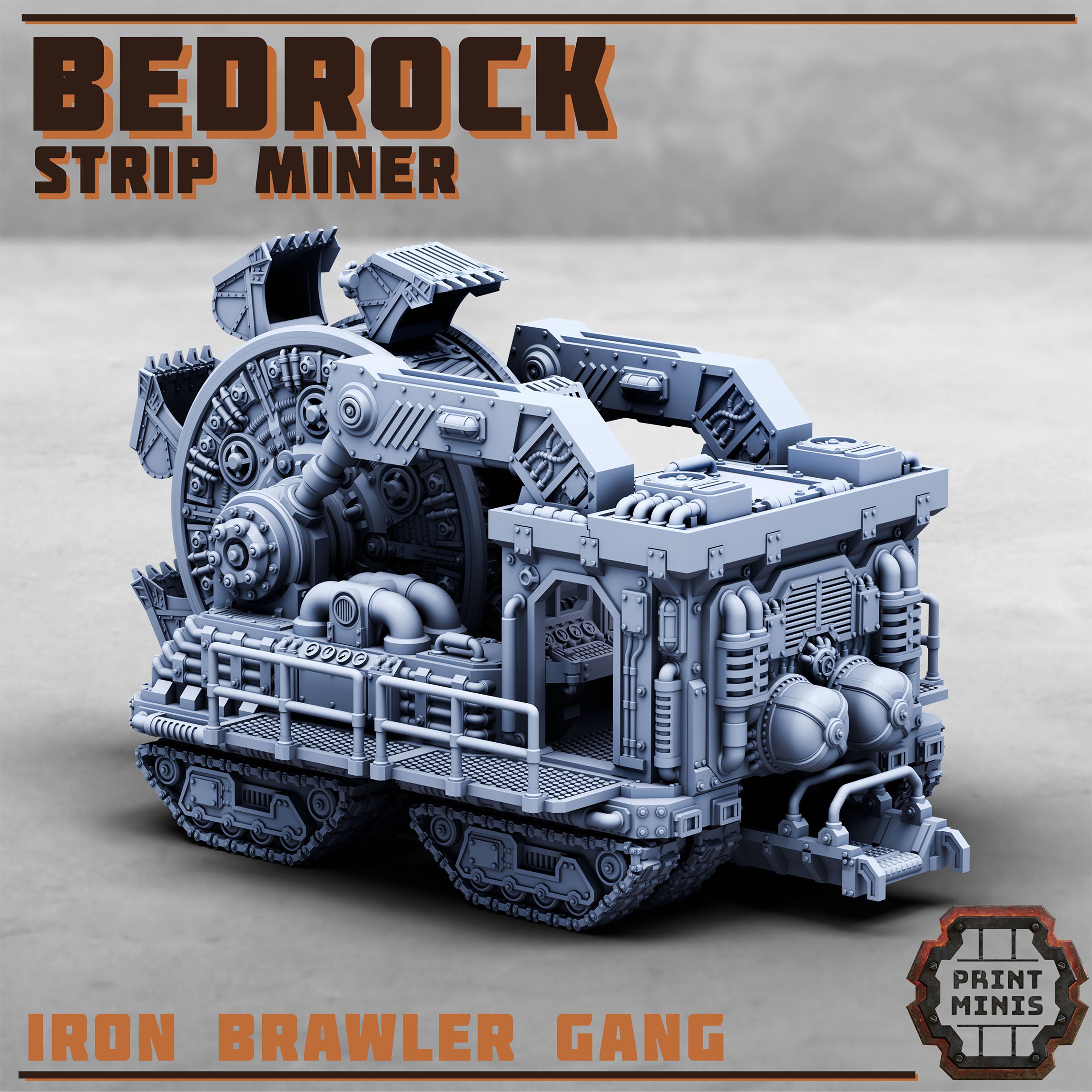 Image of the set of Iron Brawlers - Bedrock Strip Miner - by Seaside Crow