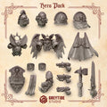 Image of the set of Crimson Lords - Hero Pack Upgrade Kit - by Seaside Crow