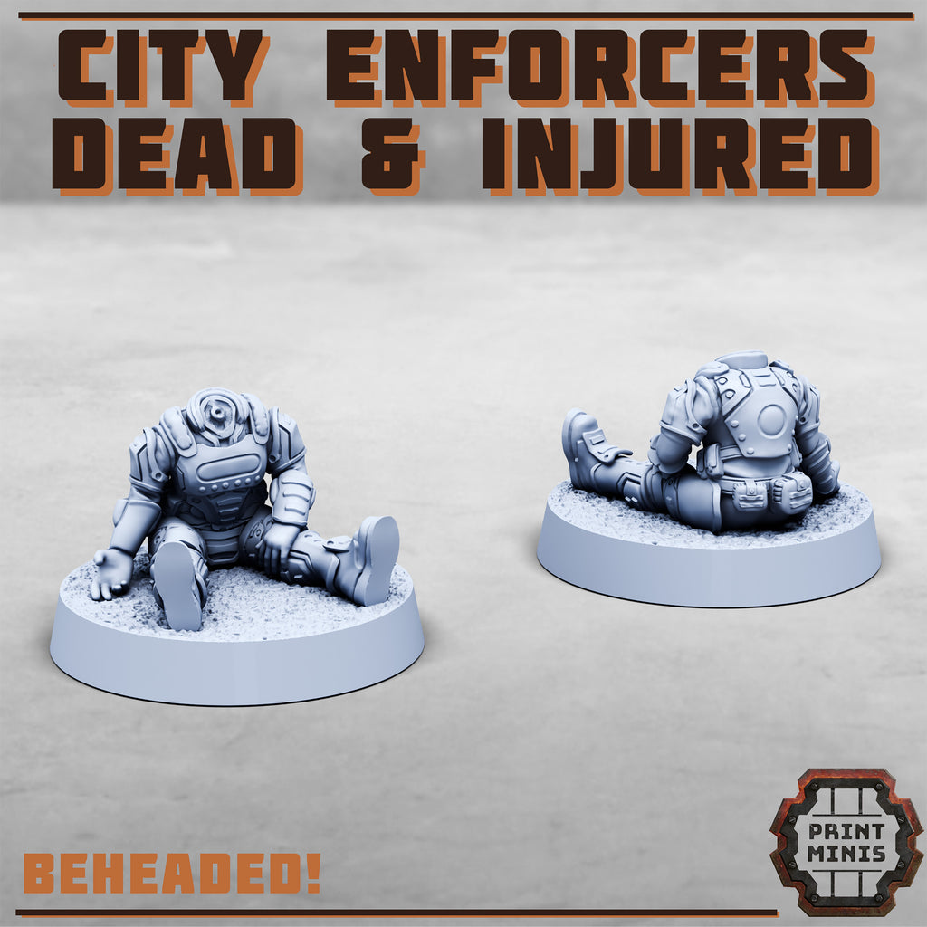 Enforcers - 6x Dead and Injured