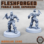 Image of the set of Fleshforged Gang - Female Gangers 1 - by Seaside Crow