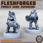 Image of the set of Fleshforged Gang - Female Gangers 1 - by Seaside Crow