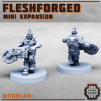 Image of the set of Fleshforged Gang - Expansion 2 - by Seaside Crow