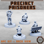 Image of the set of Stack City - Precinct Prisoners (x4) - by Seaside Crow