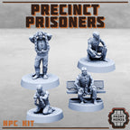 Image of the set of Stack City - Precinct Prisoners (x4) - by Seaside Crow