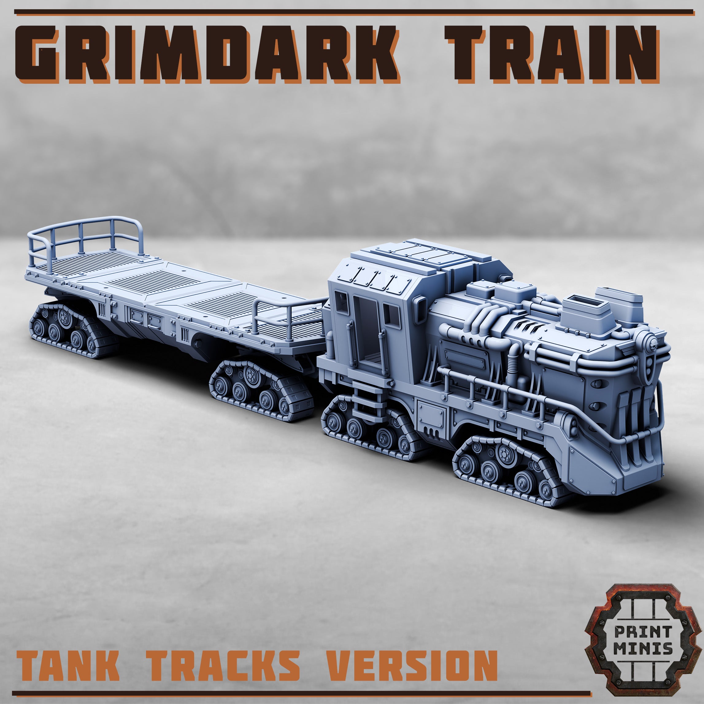 Image of the set of Stack City - Grimdark Train - by Seaside Crow