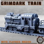 Image of the set of Stack City - Grimdark Train - by Seaside Crow