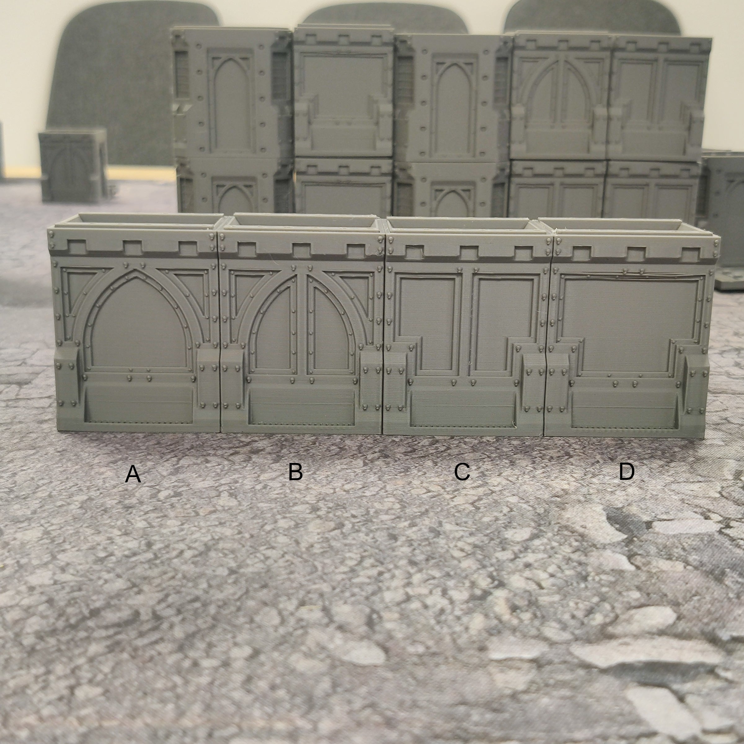 Risor District - 4x Mortalis Walls / Columns